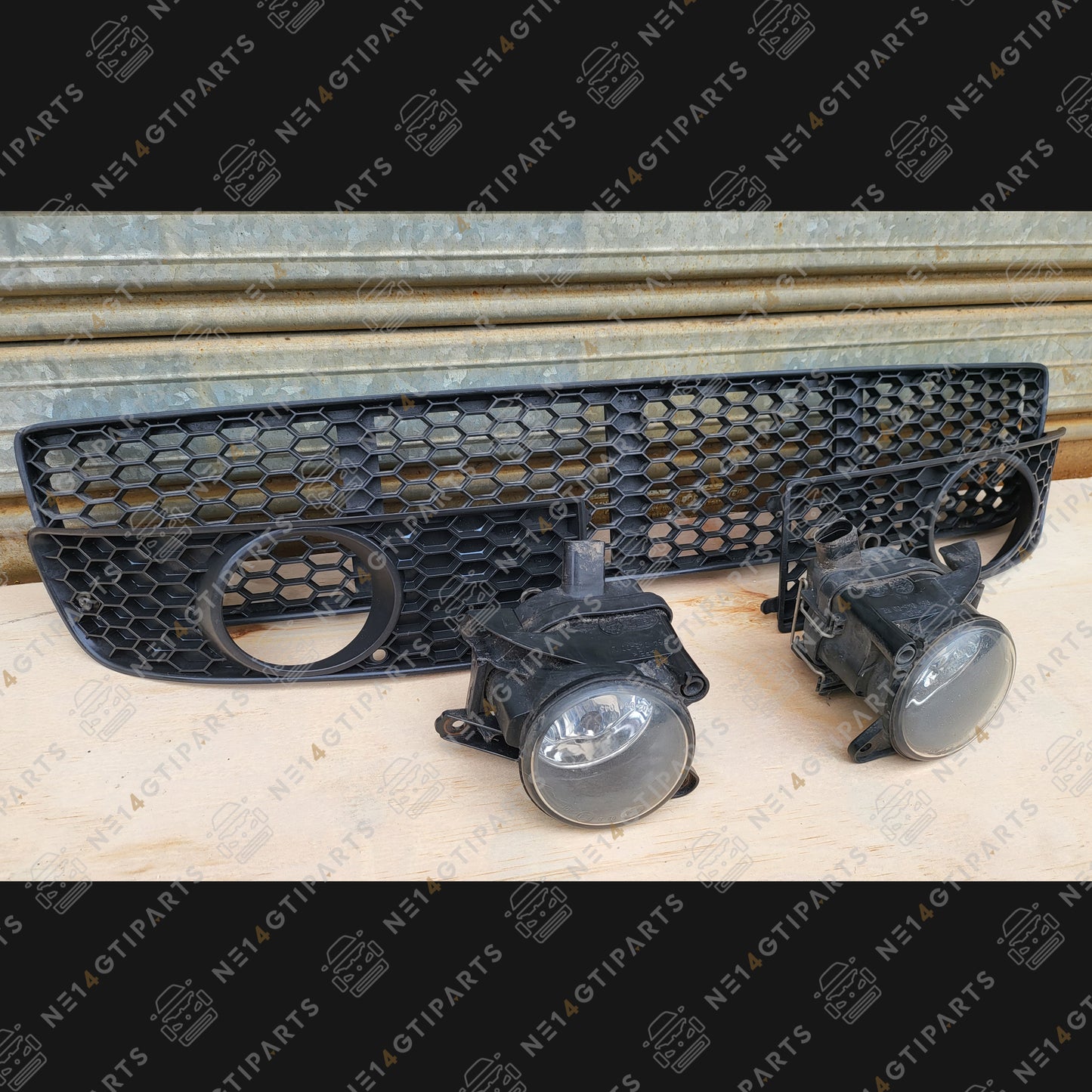 GTi Lower Grill set with Fogs
