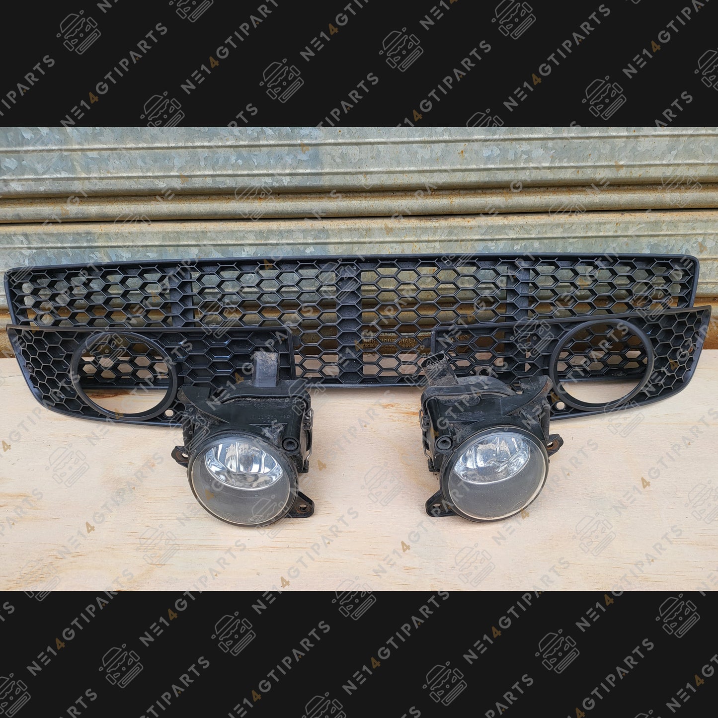 GTi Lower Grill set with Fogs